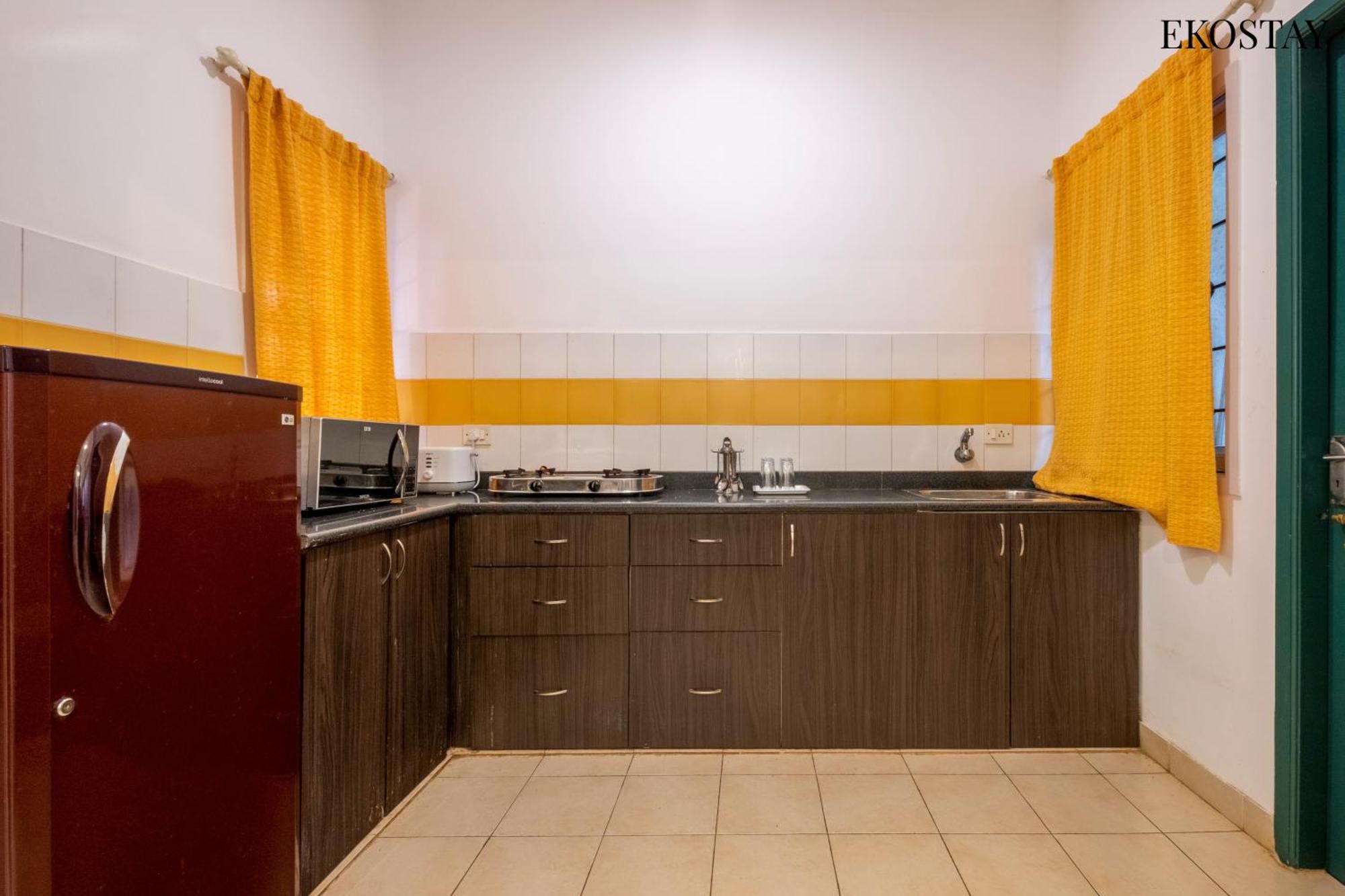 Eko Stay - Green Door Apartment Candolim Kültér fotó