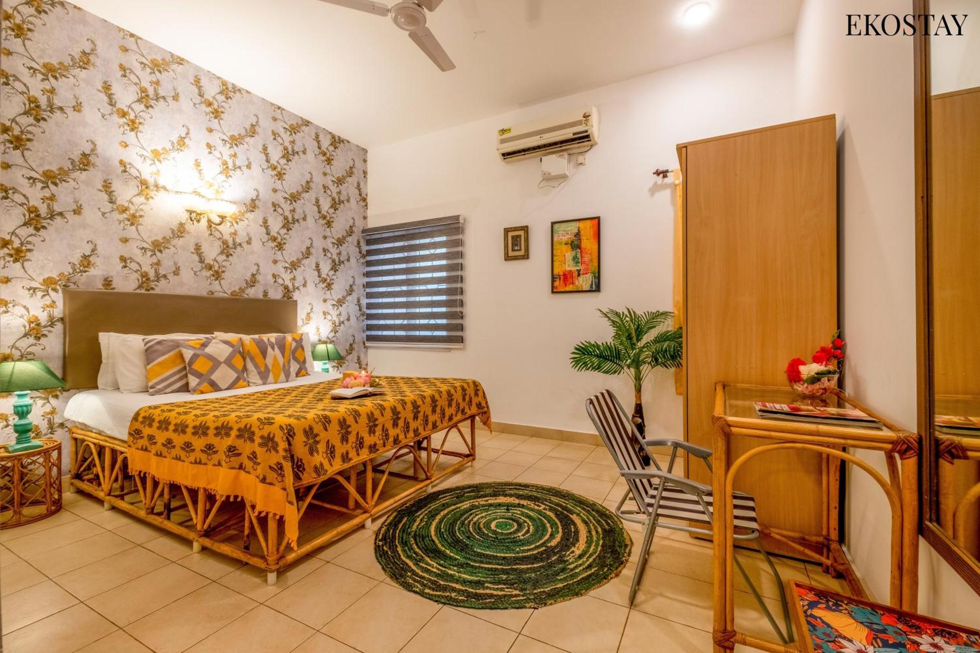 Eko Stay - Green Door Apartment Candolim Kültér fotó