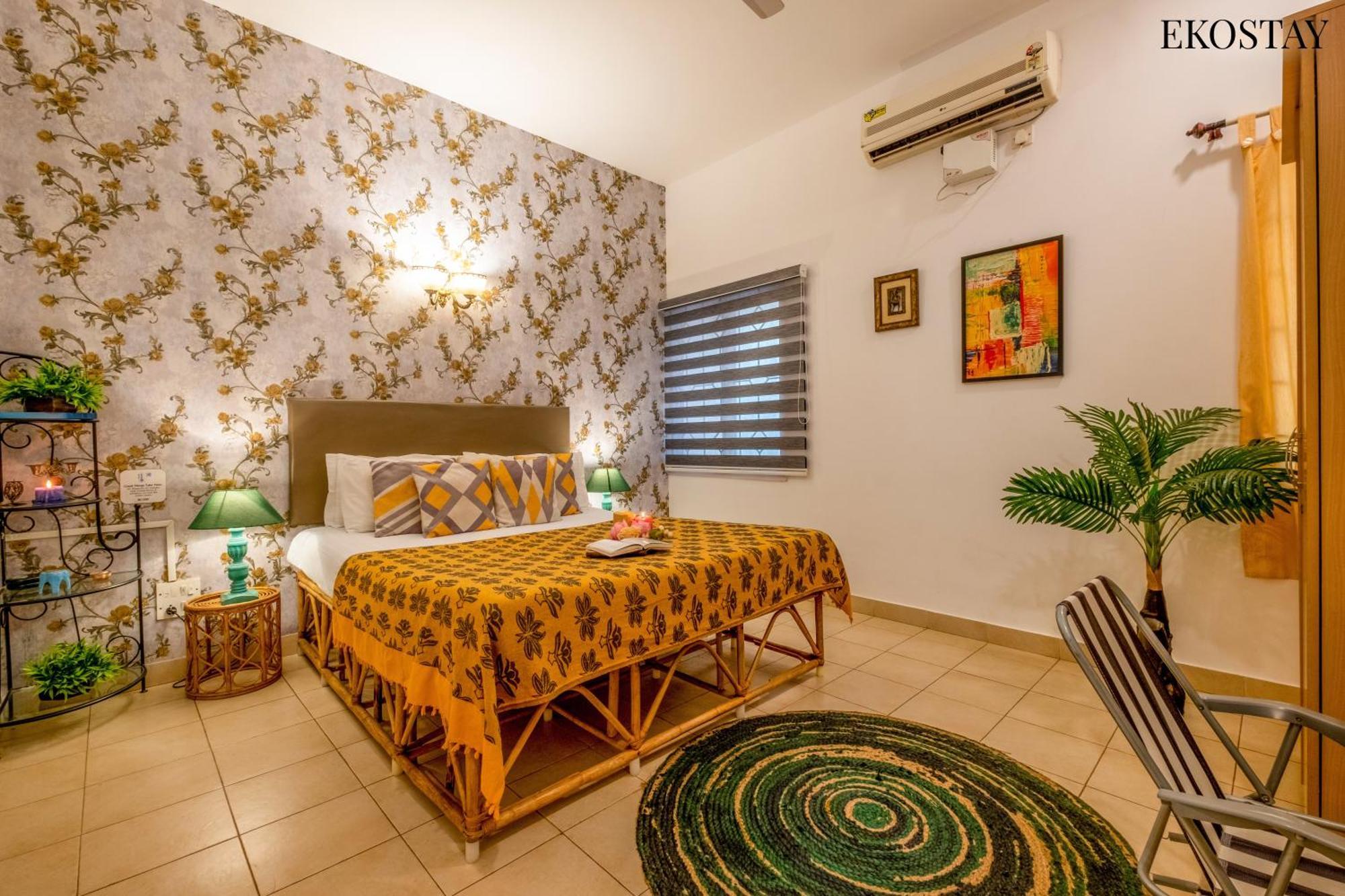 Eko Stay - Green Door Apartment Candolim Kültér fotó