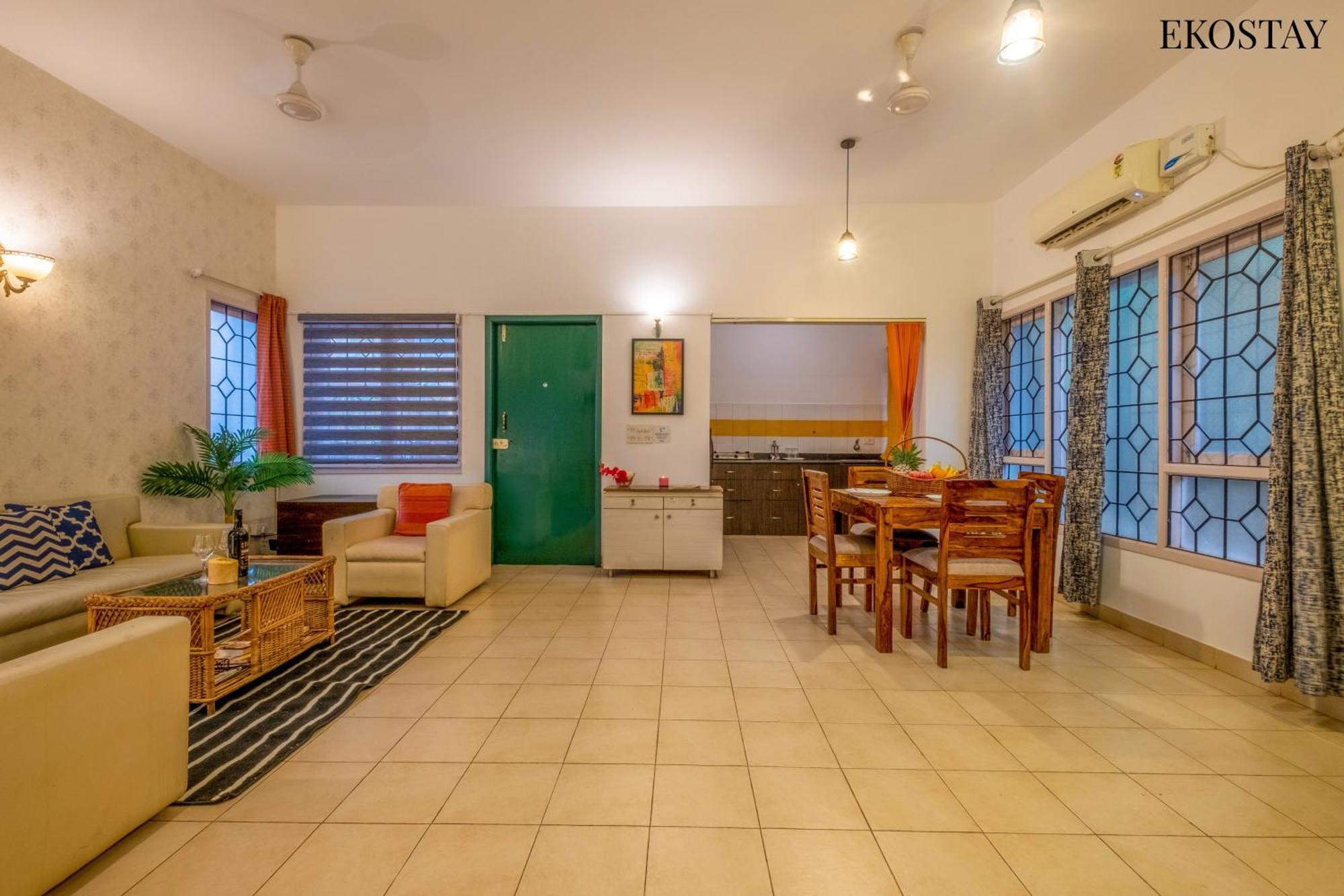 Eko Stay - Green Door Apartment Candolim Kültér fotó